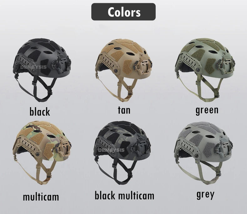 Tactical Fast Helmet for Airsoft & Outdoor Sports, WARRIORS BUDGET