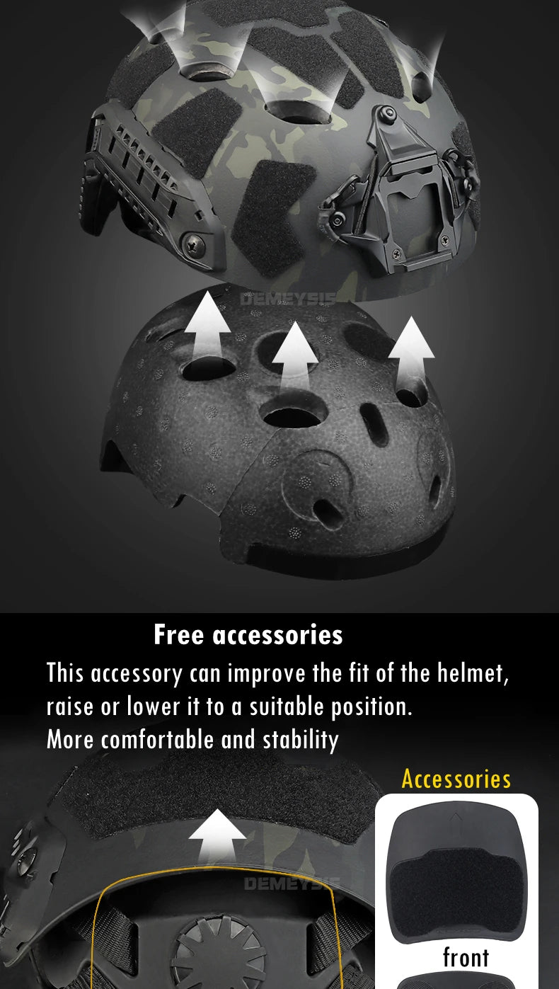 Tactical Fast Helmet for Airsoft & Outdoor Sports