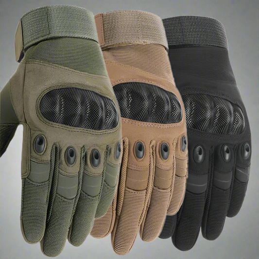 Tactical gloves Carbon fiber hard Knuckles