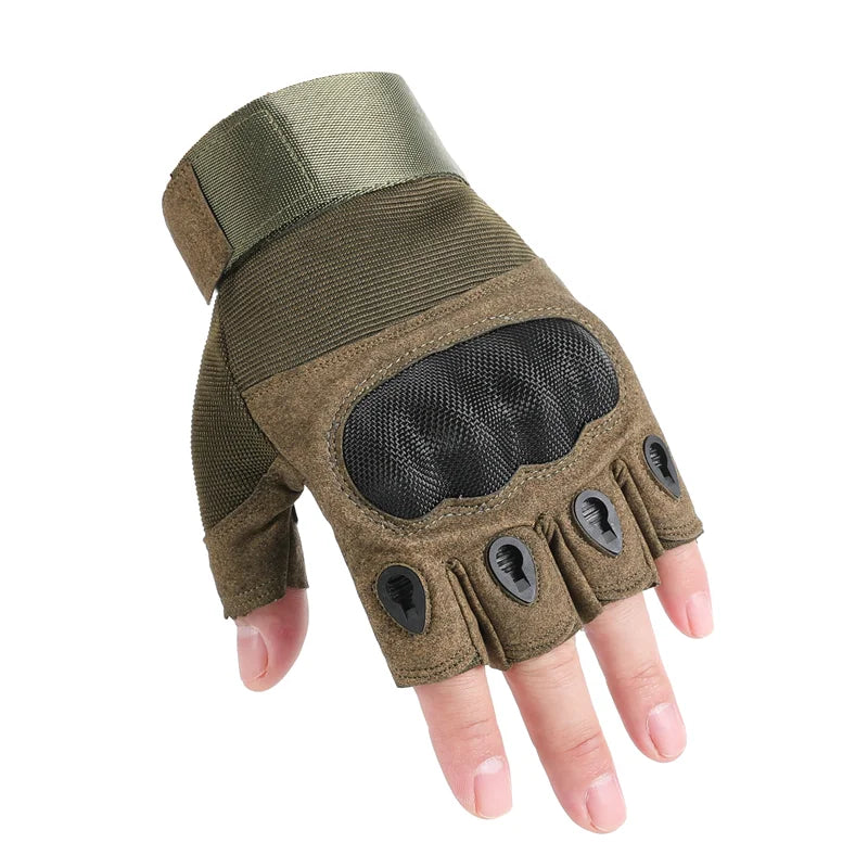 Tactical gloves Carbon fiber hard Knuckles