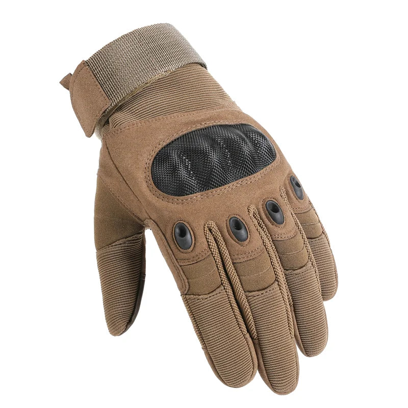Tactical gloves Carbon fiber hard Knuckles