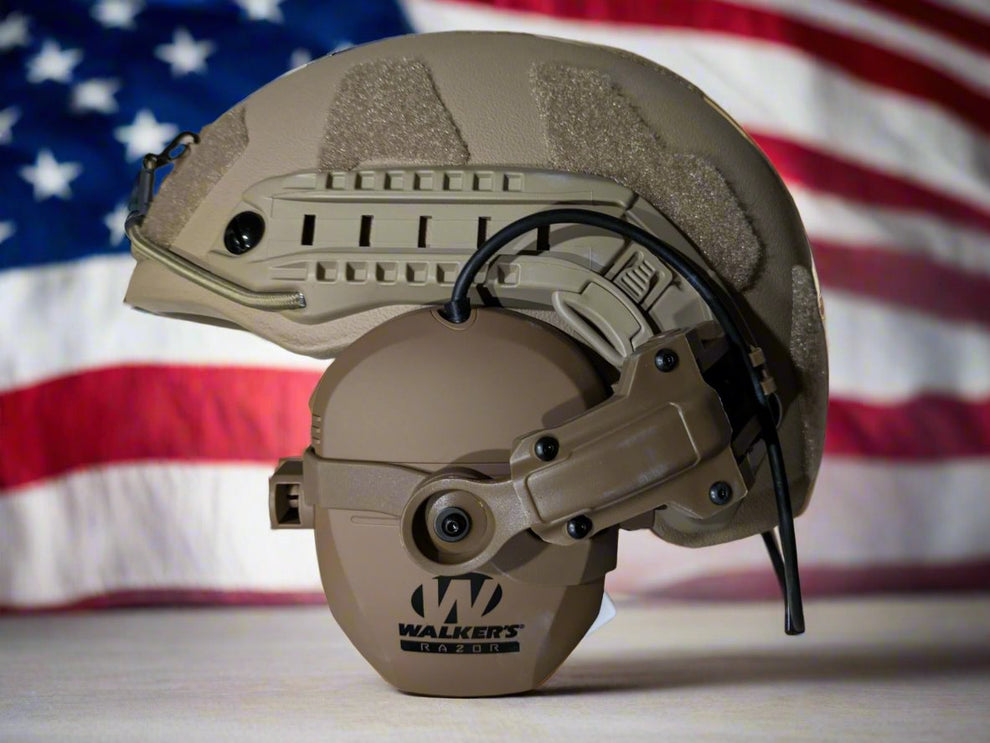 Walker Headset Helmet Mount | Advanced Tactical Hearing Gear