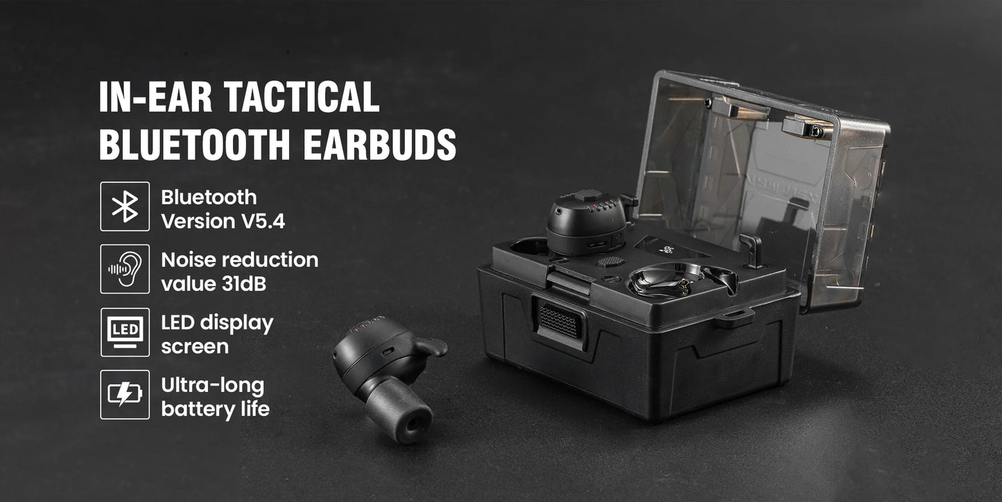Noise cancelling/ bluetooth ear protection earbuds