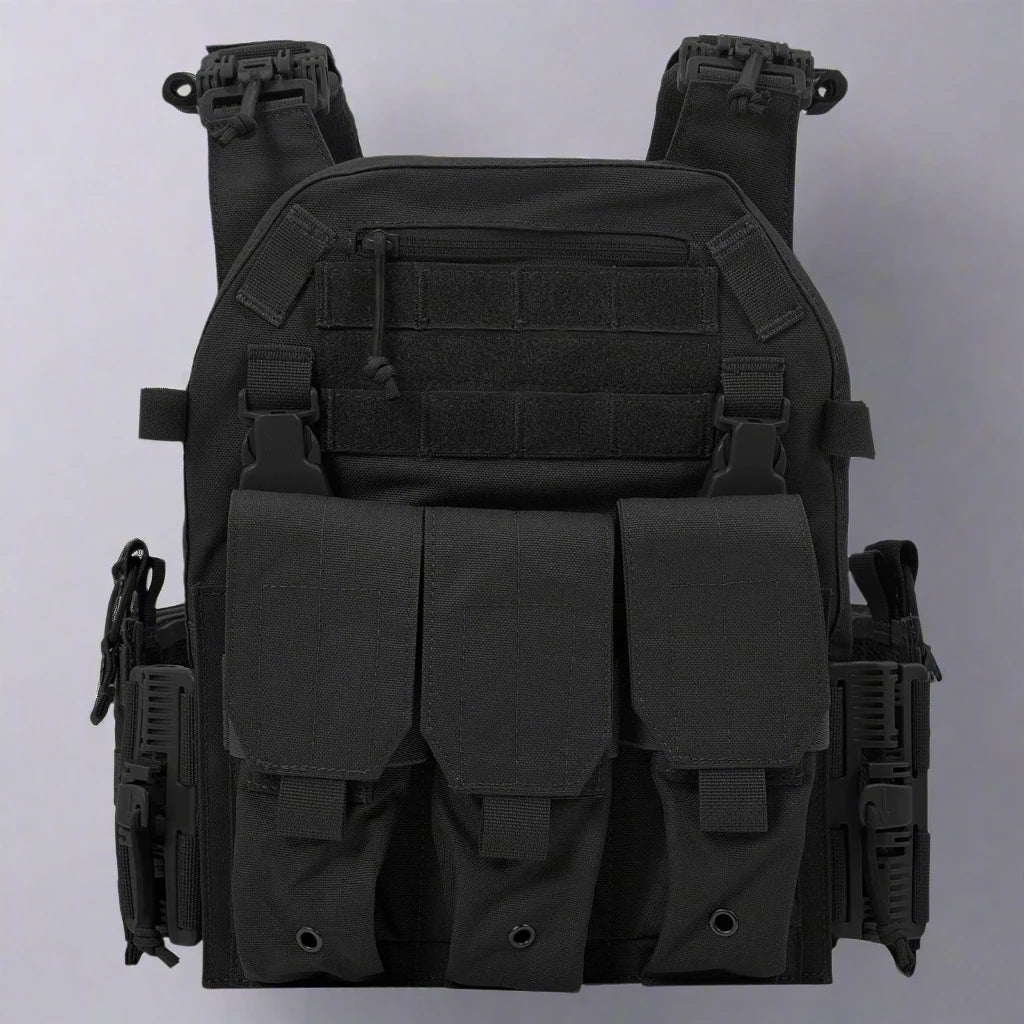 Quick Release Tactical Vest | Triple Mag Pouch Gear