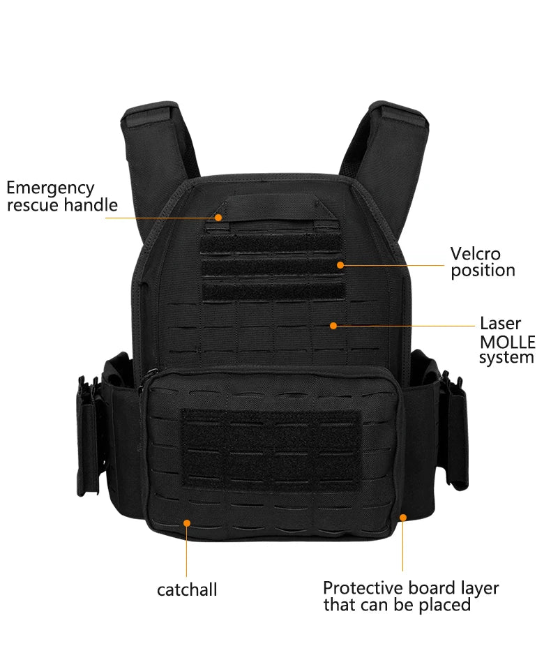 Tactical Plate Carrier quick-release 7 Mag pouch Advance