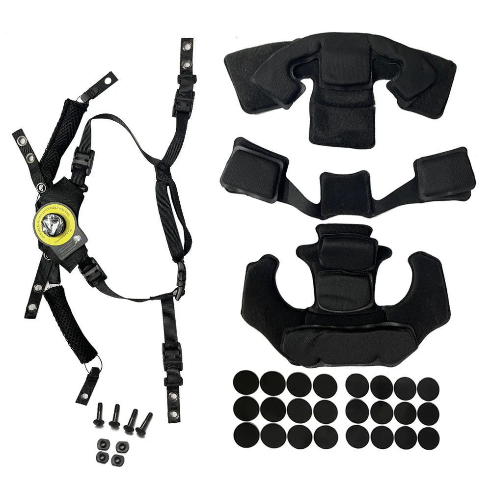 Helmet Memory foam padding and Wendy suspension