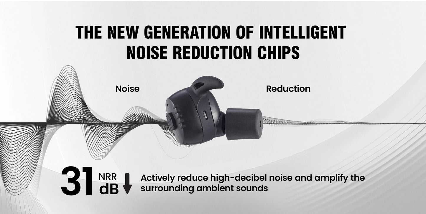 Noise cancelling/ bluetooth ear protection earbuds