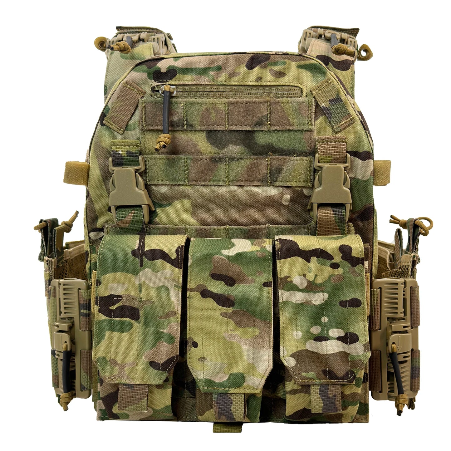 Quick Release Tactical Vest with Triple Pouch, Warriors Budget