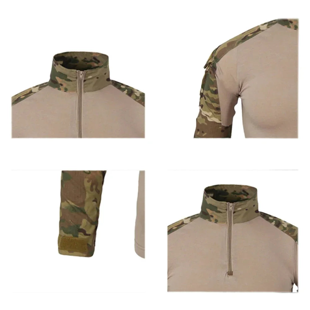 Tactical uniform elbow/knee pad set