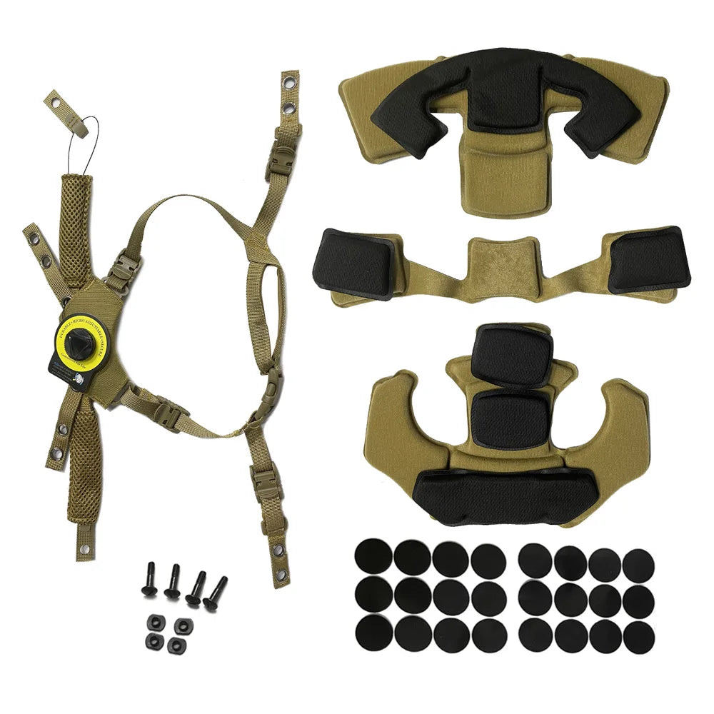Helmet Memory foam padding and Wendy suspension