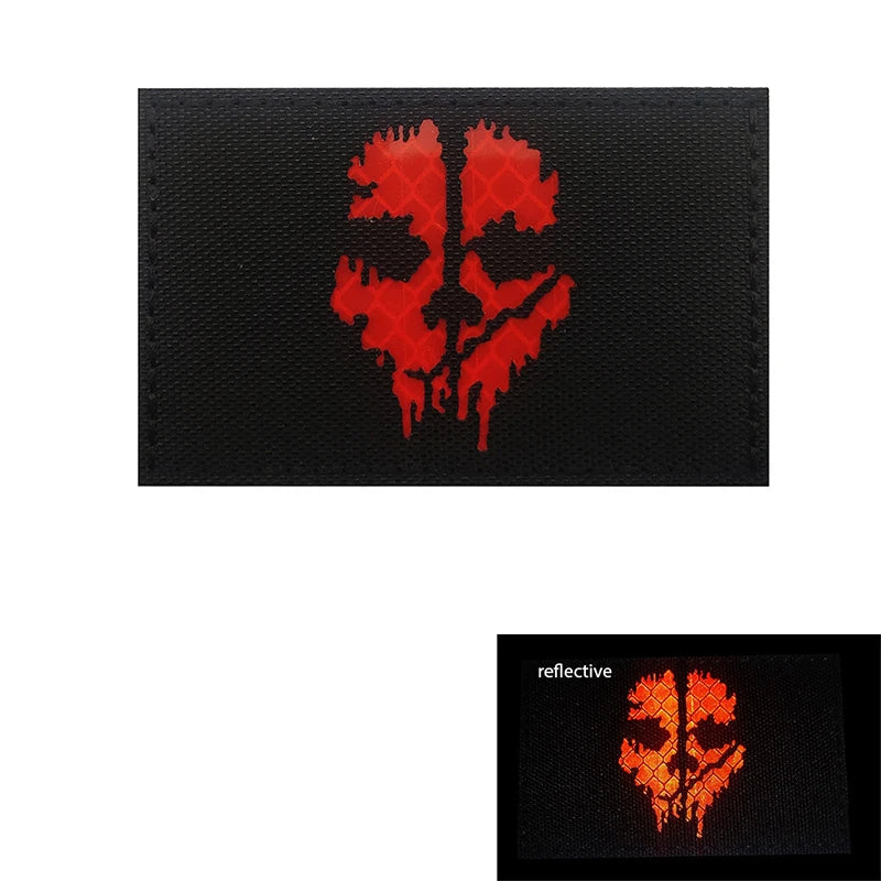 Ghost Velcro Patch | 3D Tactical Embroidered Morale Gear