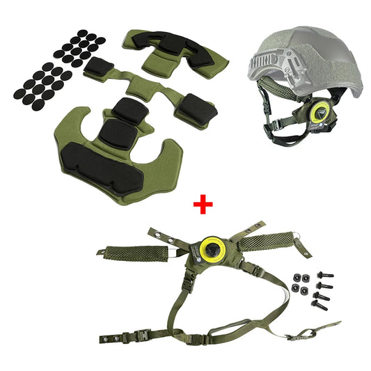 Helmet Memory foam padding and Wendy suspension