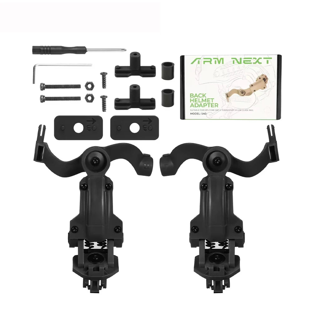 OPS Core ARC M-LOK Helmet Rail Mount Adapter, WARRIORS BUDGET