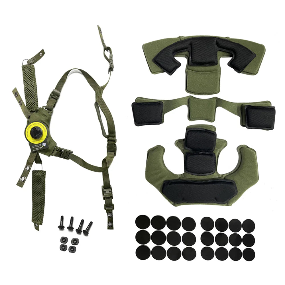 Helmet Memory foam padding and Wendy suspension