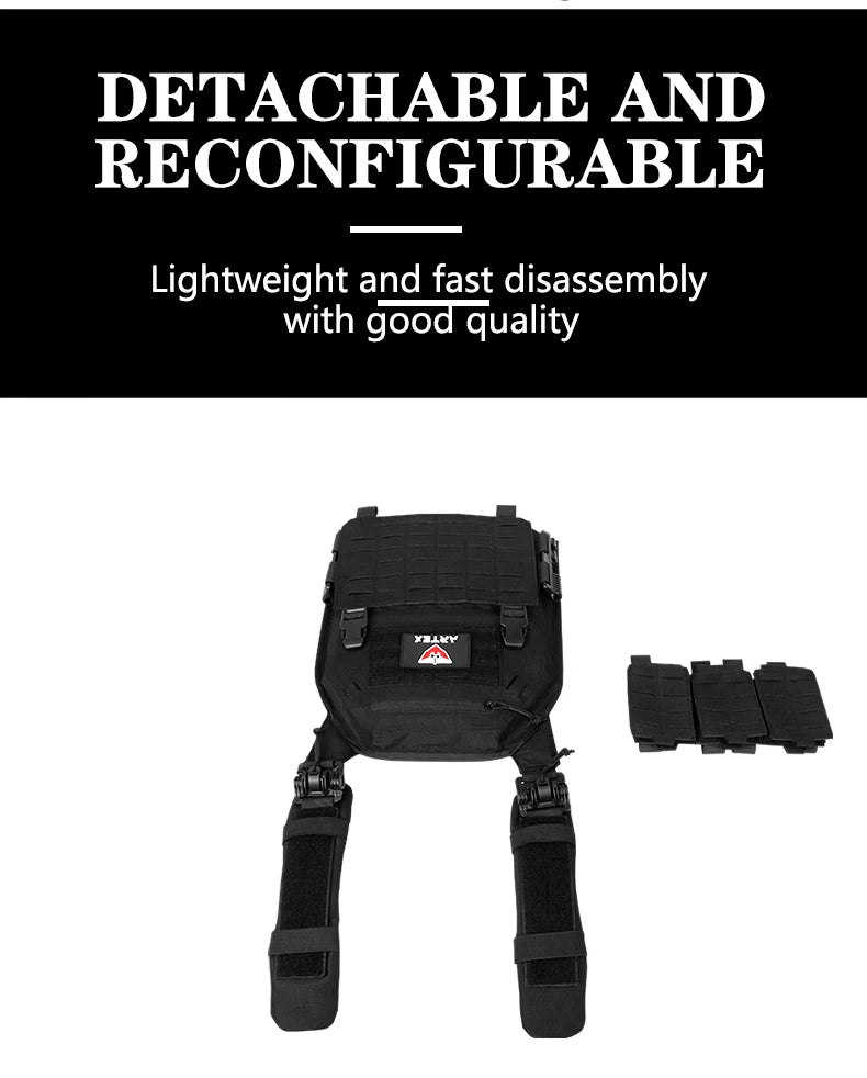 Tactical Plate Carrier quick-release 7 Mag pouch Advance