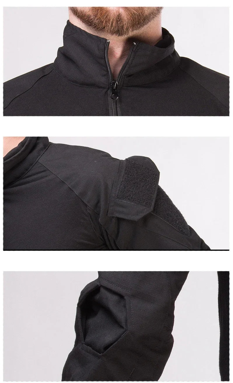 Tactical uniform elbow/knee pad set