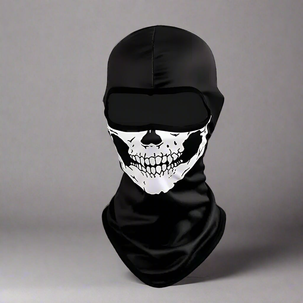 Halloween Skull Print Balaclava, Ghost Mask for Cosplay, WARRIORS