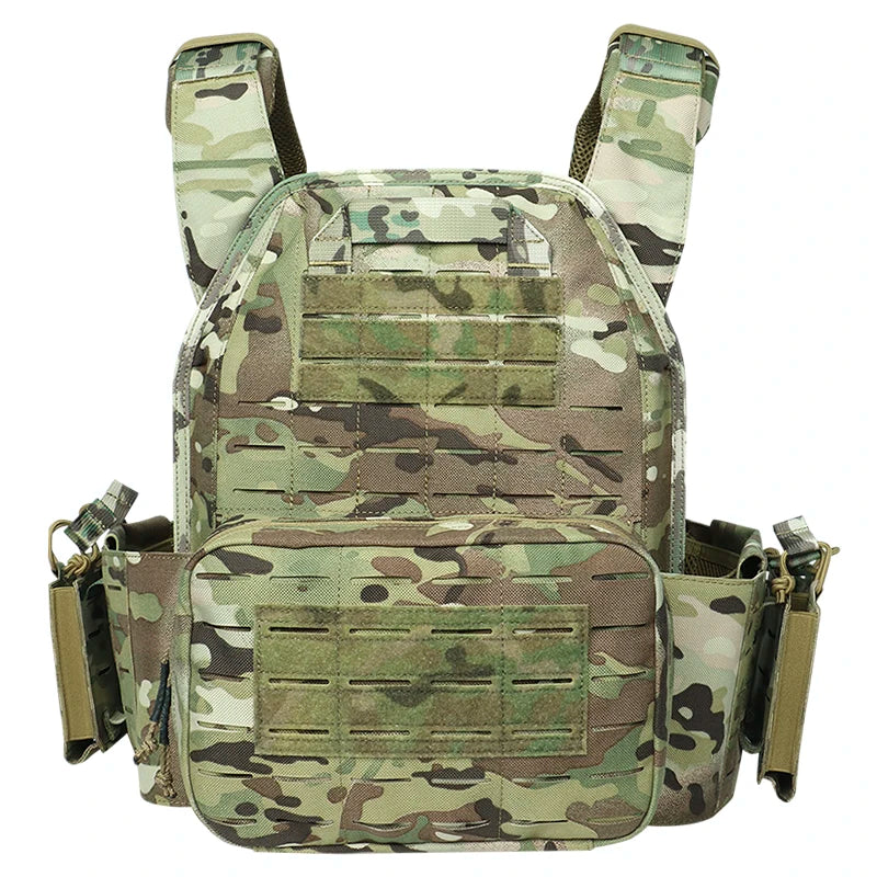 Ranger Green Tactical Plate Carrier Vest with Quick Release, WARRIORS