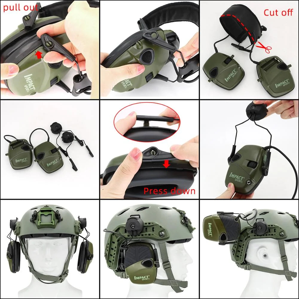 Tactical ARC Rail Adapter for Headset, Ops-Core Helmet, WARRIORS