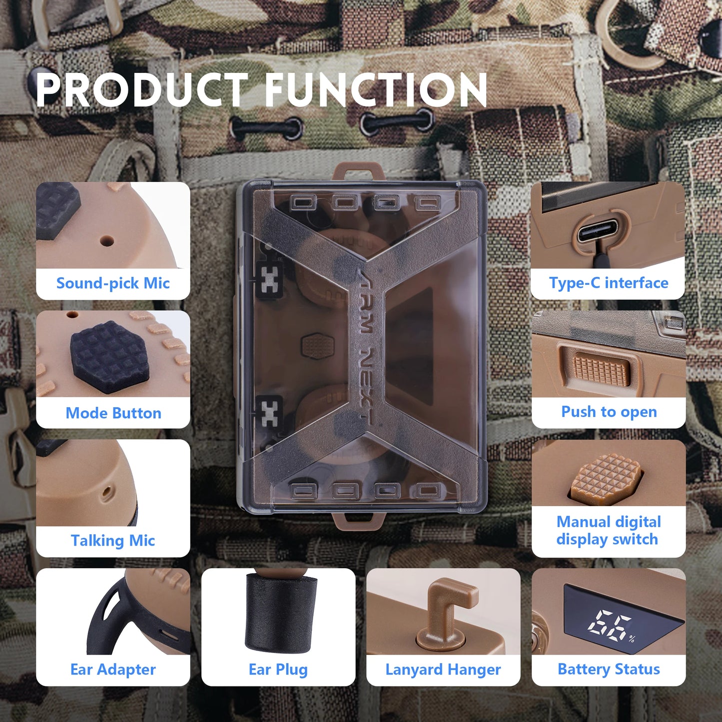 Noise cancelling/ bluetooth ear protection earbuds