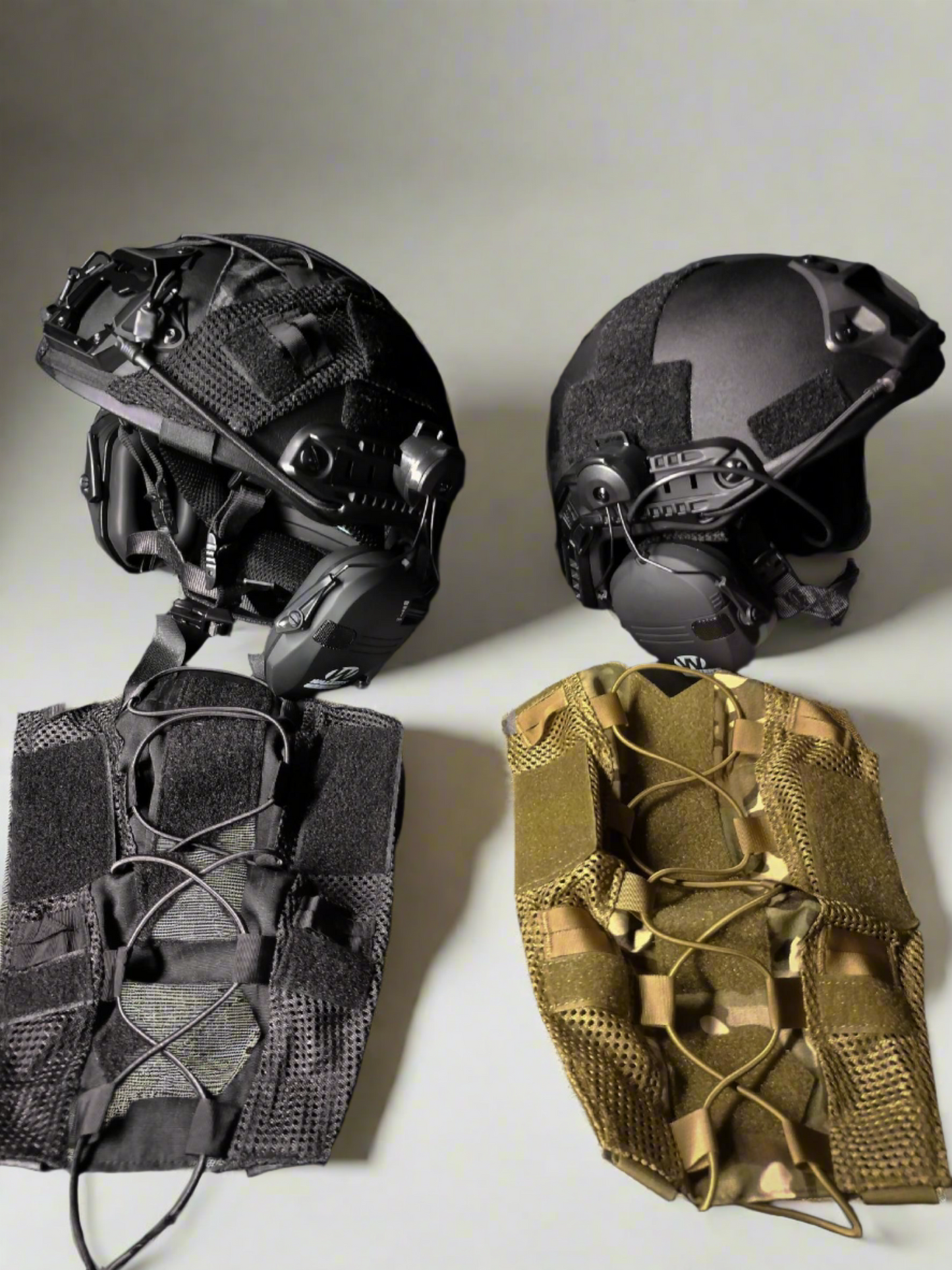 Adjustable FAST Helmet Cover for Tactical Airsoft, WARRIORS
