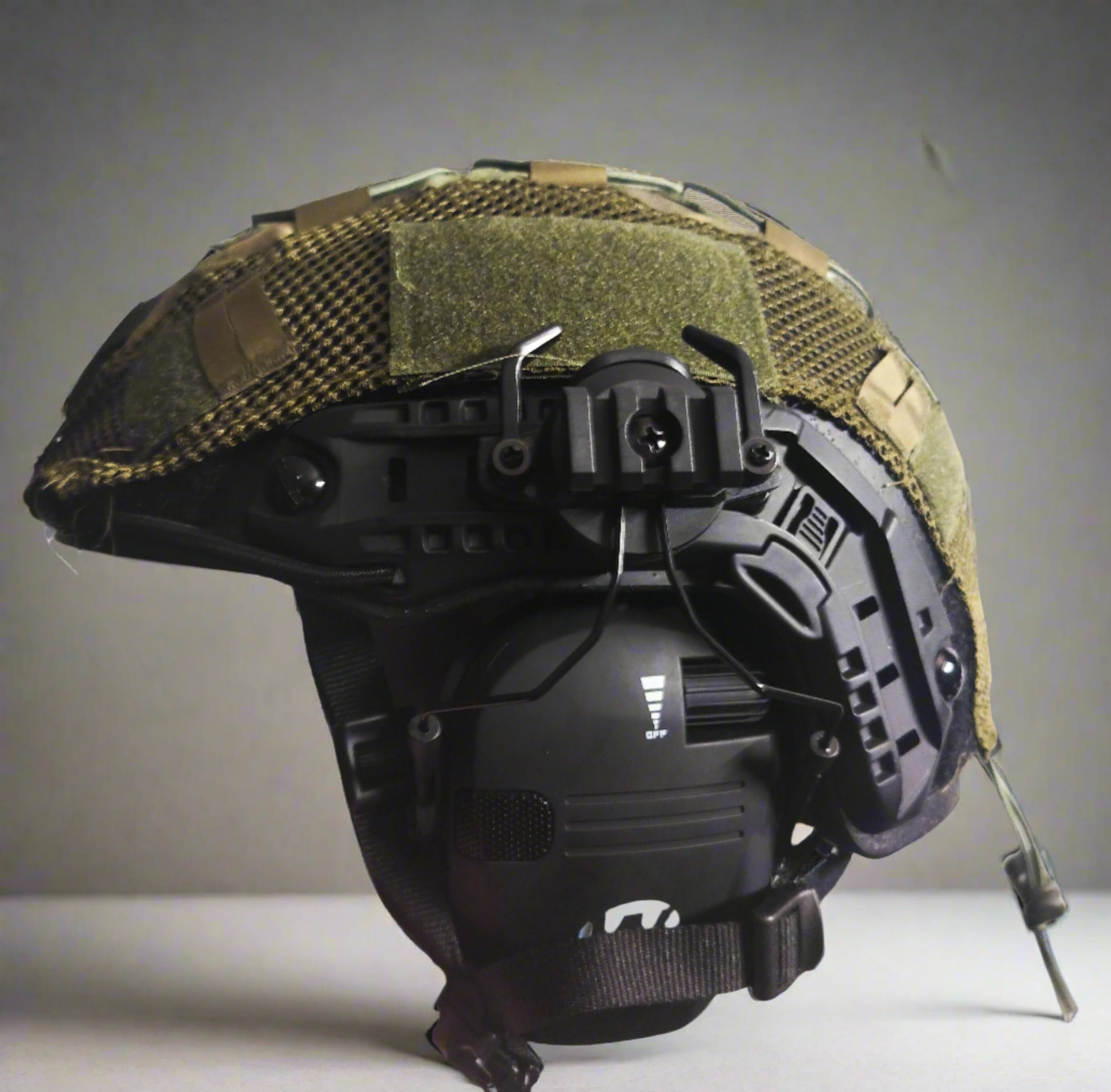Adjustable FAST Helmet Cover for Tactical Airsoft, WARRIORS