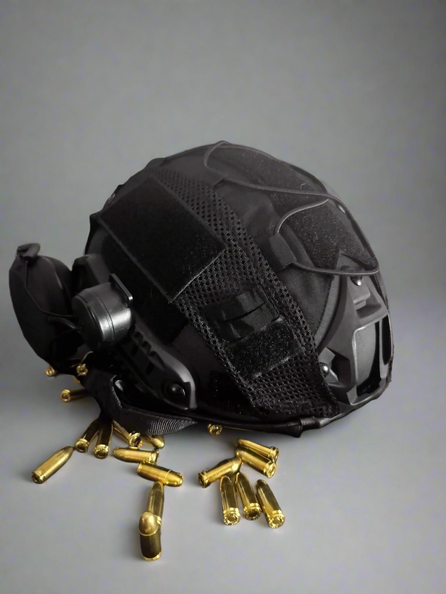 Adjustable FAST Helmet Cover for Tactical Airsoft, WARRIORS