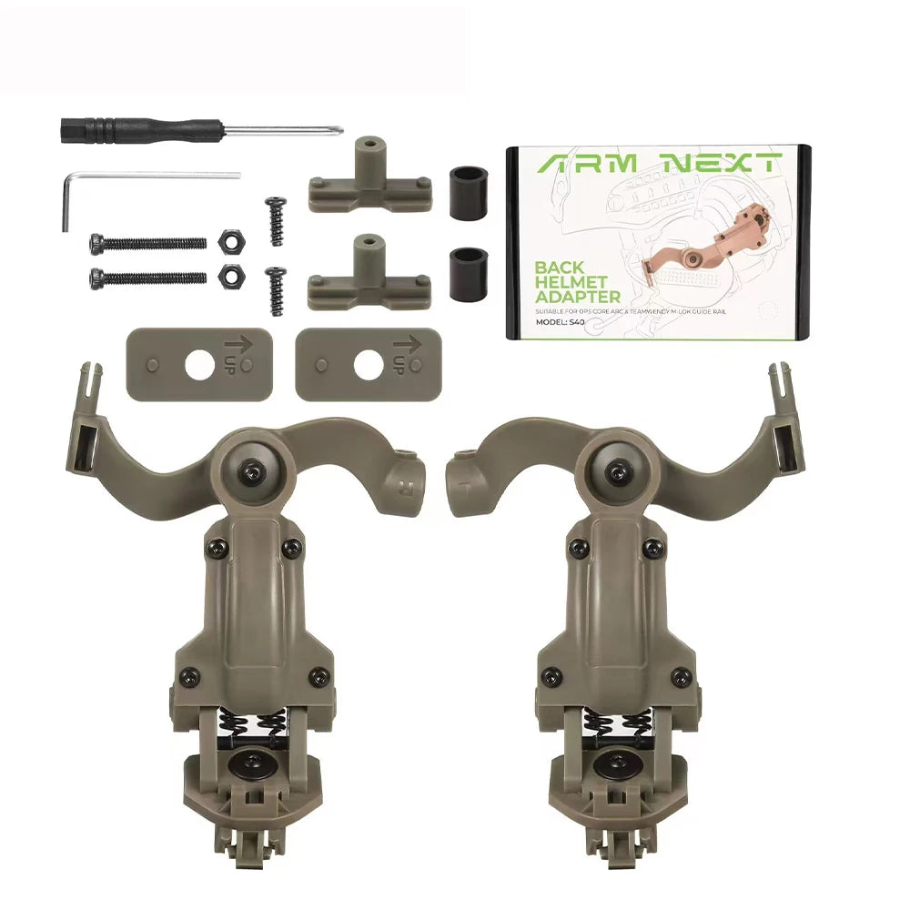 OPS Core ARC M-LOK Helmet Rail Mount Adapter, WARRIORS BUDGET